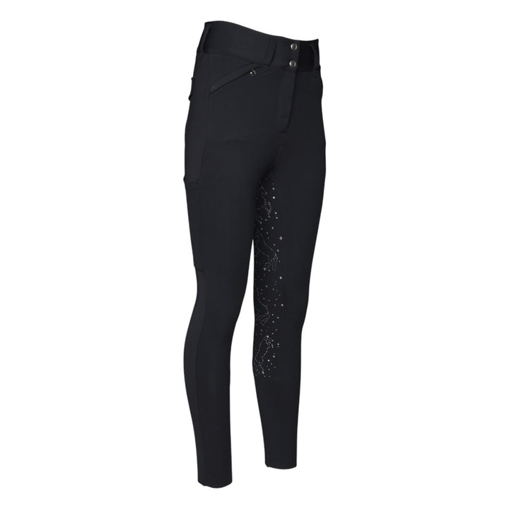 Dapplebay Constellation Compression Full Seat Breeches- Black