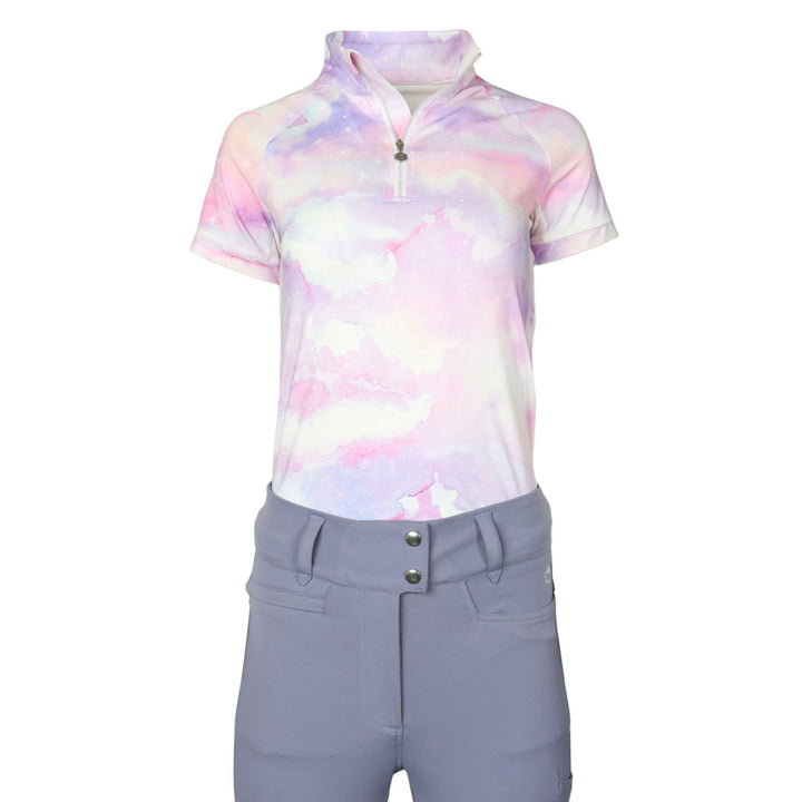 Dapplebay Lavender Haze 1/4 Zip Light Riding Top - Dapplebay.com