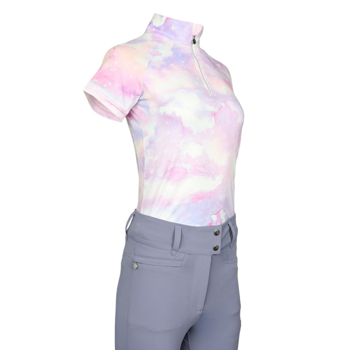 Dapplebay Lavender Haze 1/4 Zip Light Riding Top - Dapplebay.com