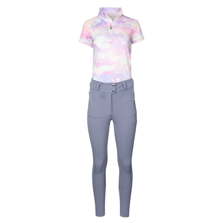 Dapplebay Lavender Haze 1/4 Zip Light Riding Top - Dapplebay.com