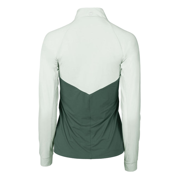 Dapplebay Lady 1/4 Zip Riding Top-Light Teal/Evergreen