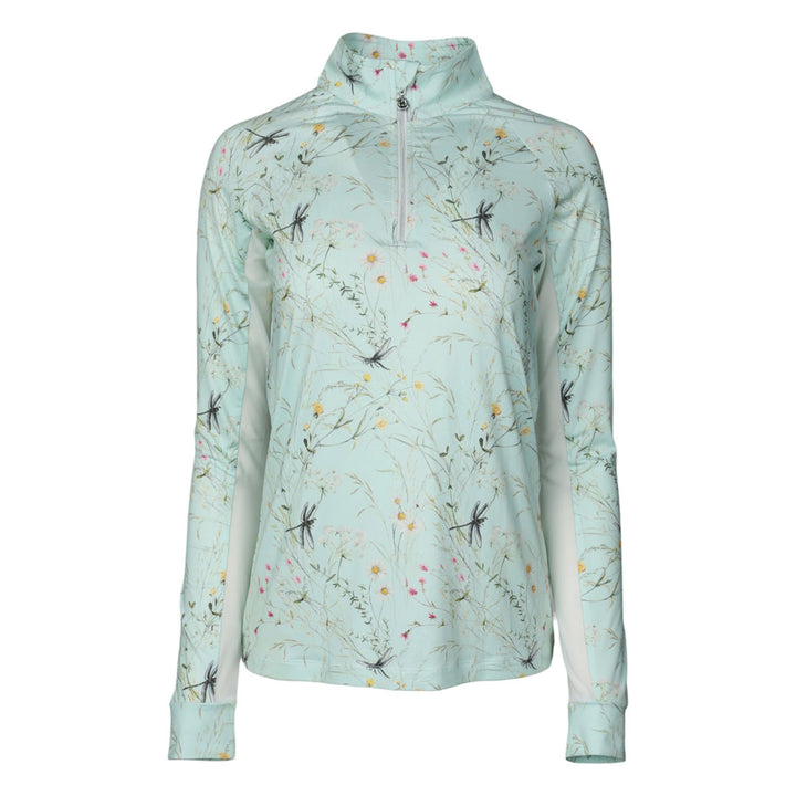 Dapplebay Dragonfly Meadow 1/4 Zip Riding Top - Long Sleeve