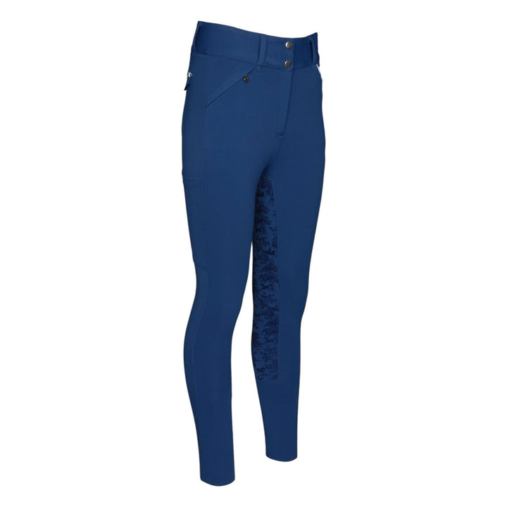 Dapplebay Equestrian Toile Compression Breeches-Navy