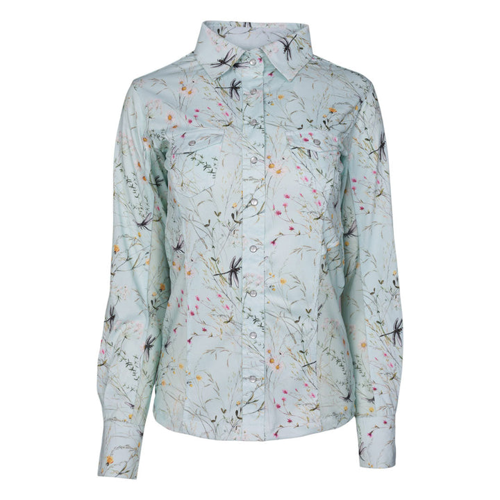 Dapplebay Dragonfly Meadow Button Down Western Shirt - Dapplebay.com