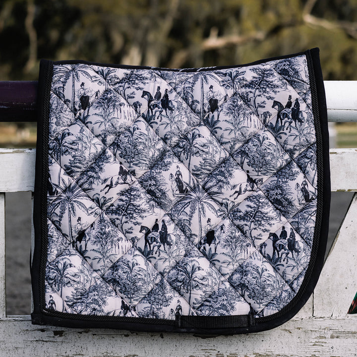 Tropical Toile Dressage Saddle Pad ~ LIMITED EDITION