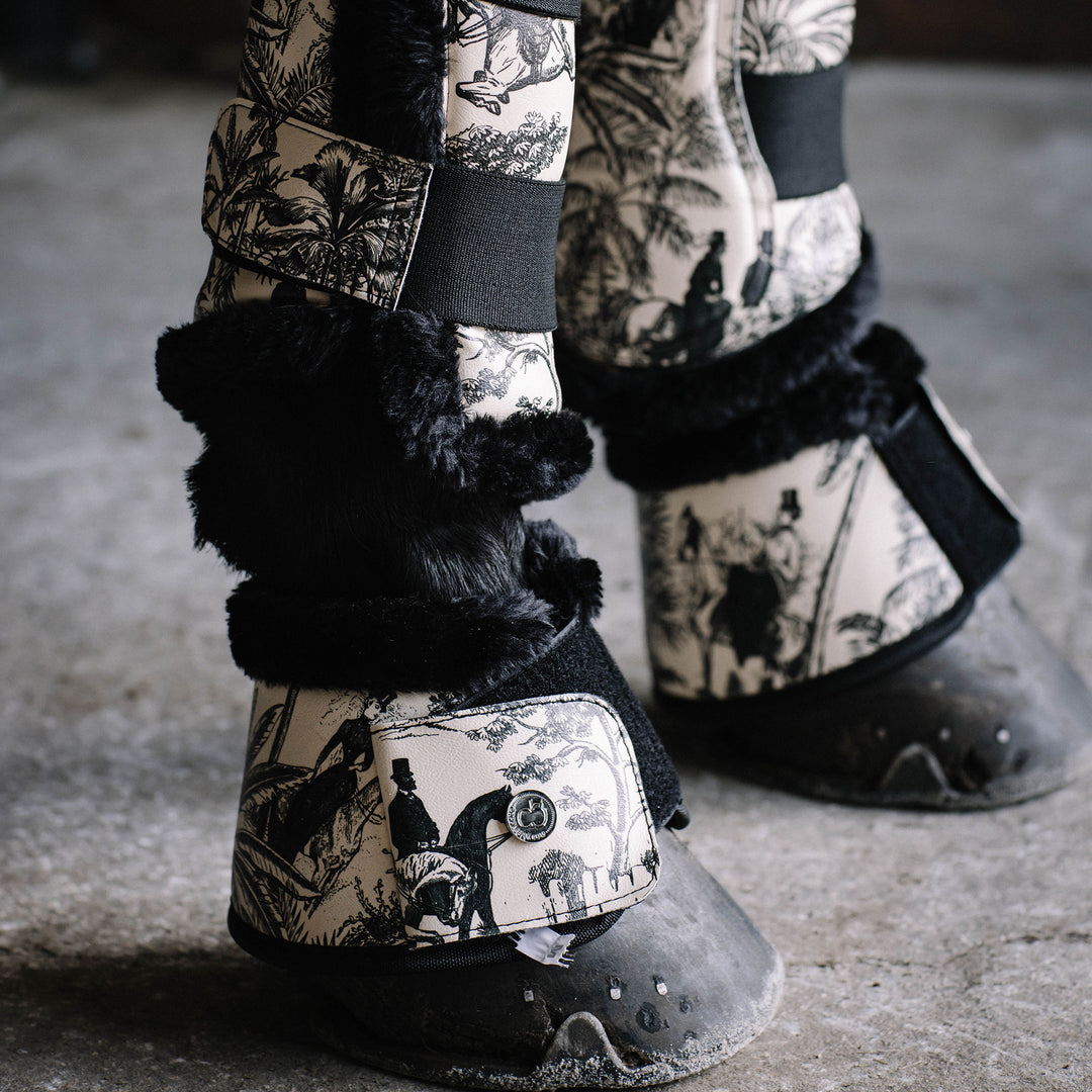 Tropical Toile Bell Boots ~ LIMITED EDITION