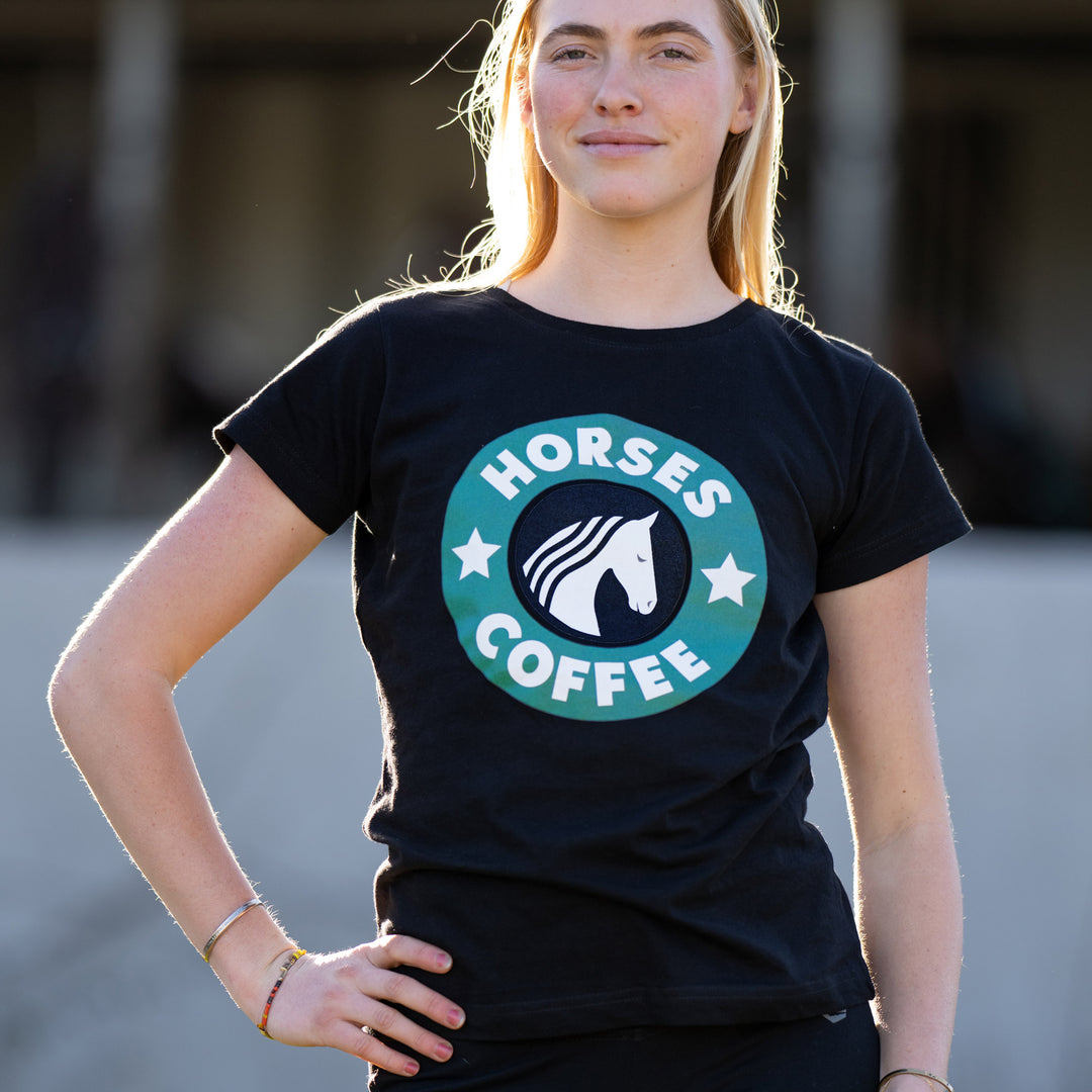 Horses & Coffee Tee