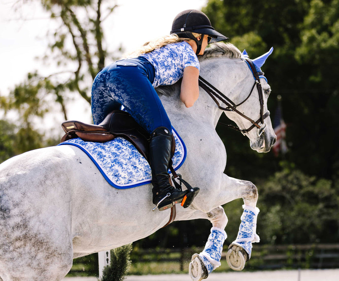 Equestrian Toile - Blue