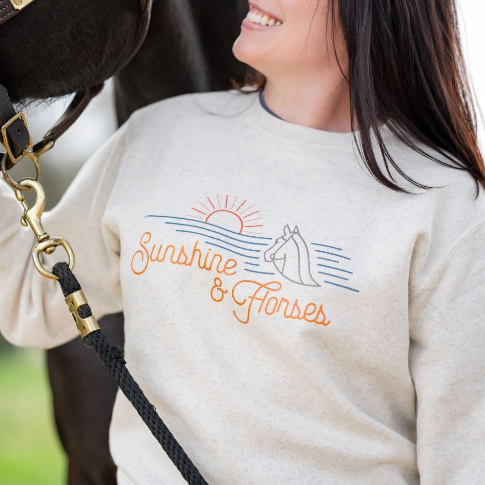 Dapplebay Sunshine & Horses Sweatshirt