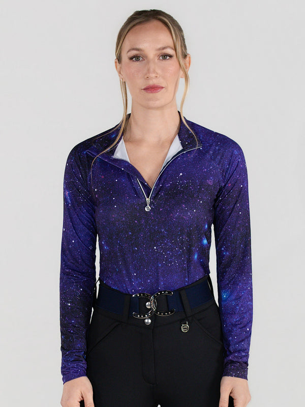 Dapplebay Constellation 1/4 Zip Light Riding Top