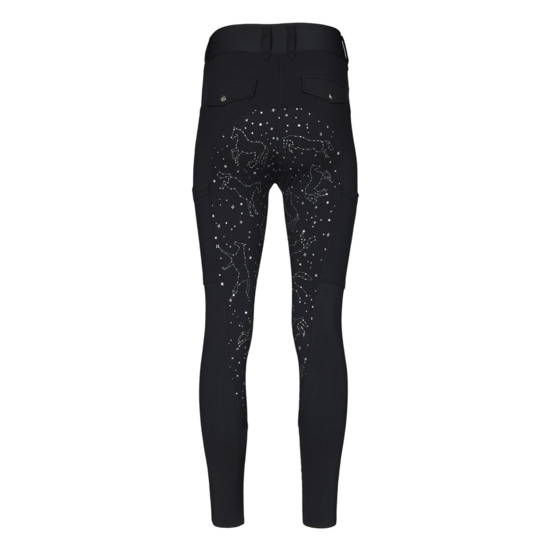 Dapplebay Constellation Compression Full Seat Breeches- Black