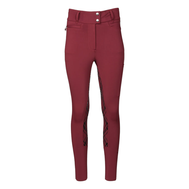 Dapplebay Holiday Plaid Riding Breeches - RED - Dapplebay.com