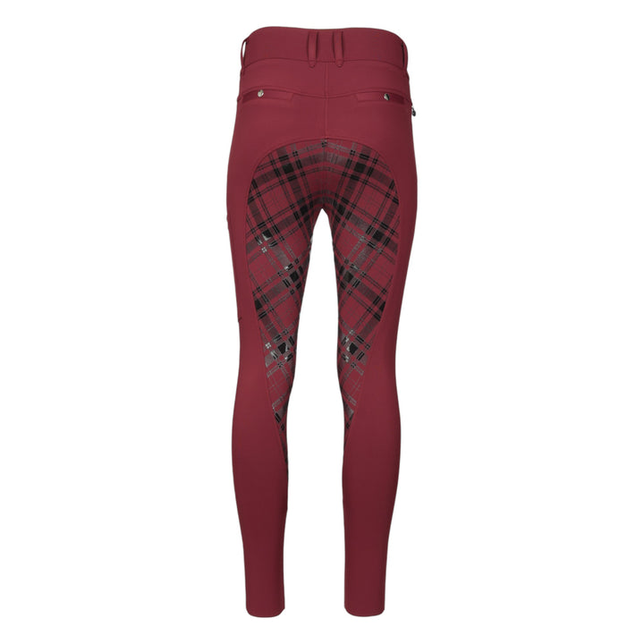 Dapplebay Holiday Plaid Riding Breeches - RED - Dapplebay.com