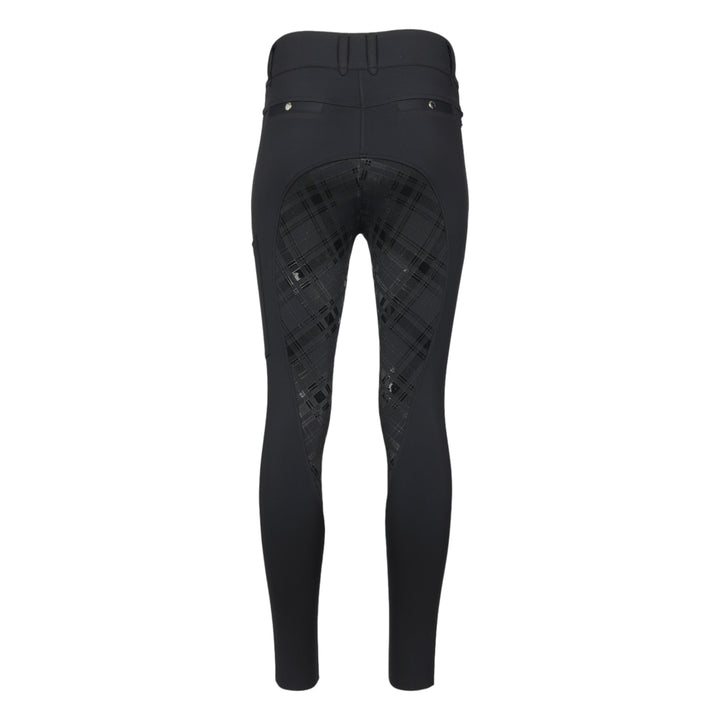 Dapplebay Holiday Plaid Riding Breeches - Black - Dapplebay.com