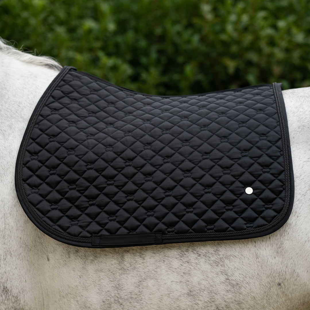 Dapplebay  Sport Jump Saddle Pad - Black-Dapplebay.com