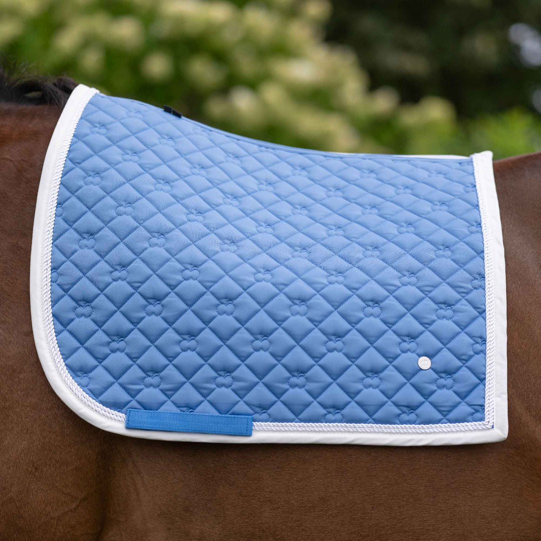 Dapplebay  Sport Dressage Saddle Pad - French Blue - Dapplebay.com