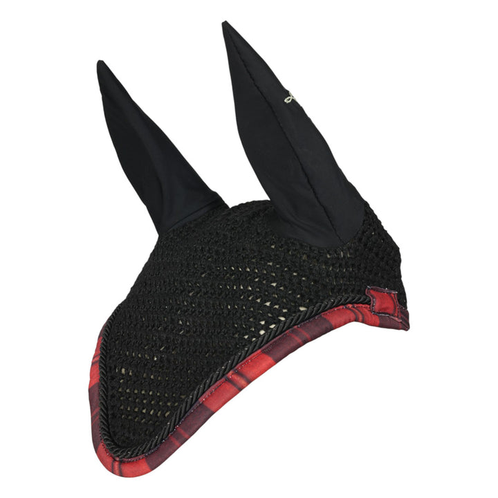 Dapplebay Holiday Plaid Fly Veil - Red