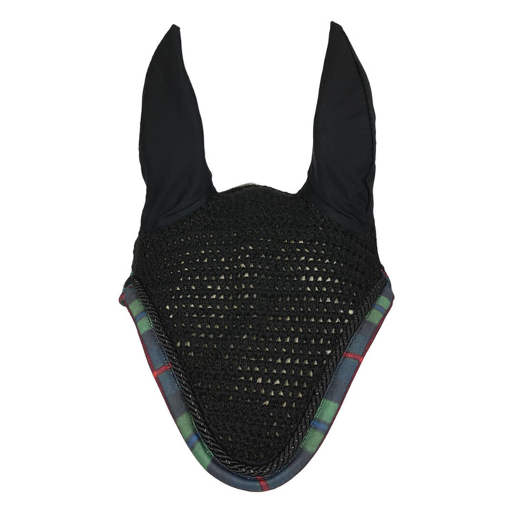 Dapplebay Holiday Plaid Pony Fly Veil - Green