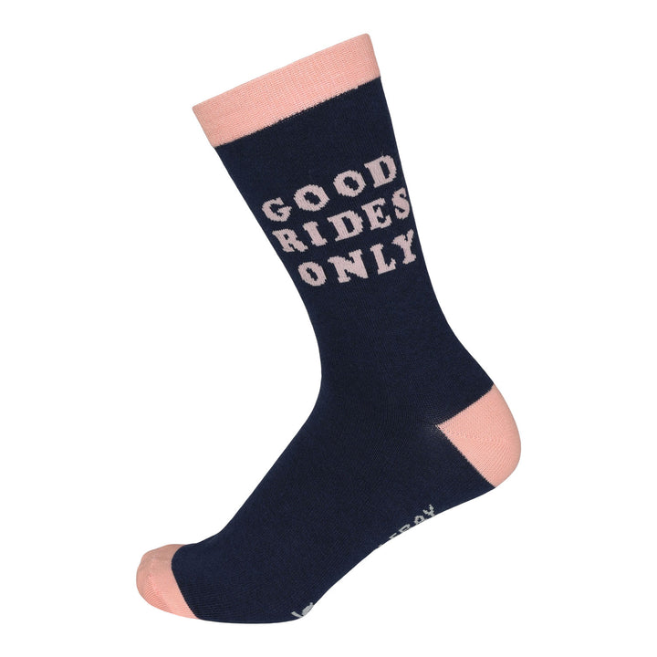 Dapplebay Knit Crew Socks - Good Rides Only