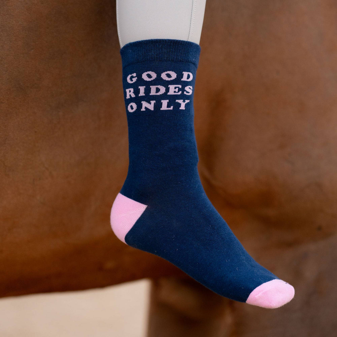 Dapplebay Good Rides Only Crew Socks