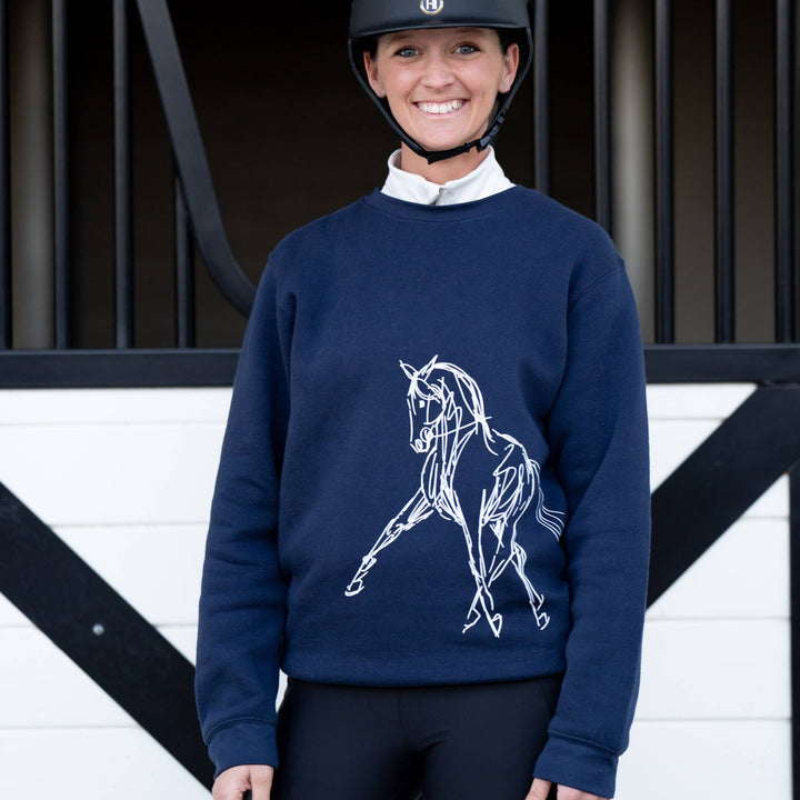 Dapplebay Dressage Sketch Sweatshirt