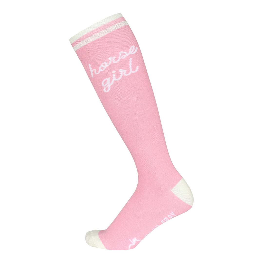 Dapplebay Knit Boot Socks - Horse Girl