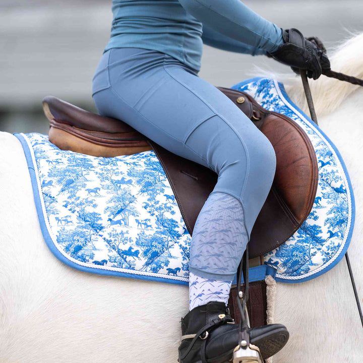 Dapplebay Equestrian Toile Pony Saddle Pad ~ LIMITED EDITION