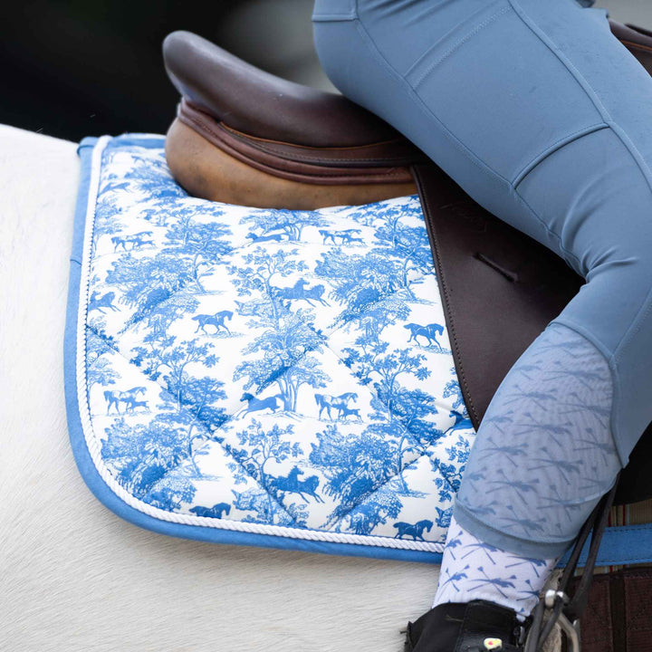 Dapplebay Equestrian Toile Pony Saddle Pad ~ LIMITED EDITION