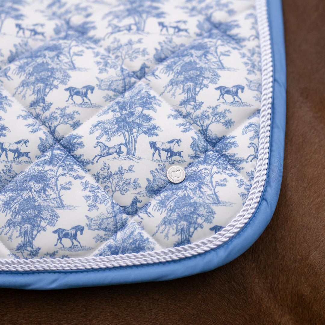 Dapplebay Equestrian Toile Jump Saddle Pad-Dapplebay.com