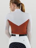 Dapplebay Lady 1/4 Zip LS Show Top-Rust