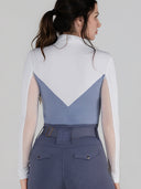 Dapplebay Lady 1/4 Zip LS Show Top-Moonrise