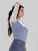 Dapplebay Lady 1/4 Zip LS Show Top-Moonrise