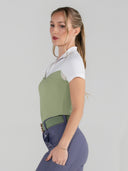 Dapplebay Lady 1/4 Zip SS Show Top-Sage