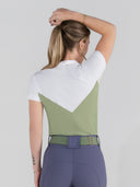 Dapplebay Lady 1/4 Zip SS Show Top-Sage