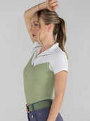 Dapplebay Lady 1/4 Zip SS Show Top-Sage