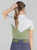 Dapplebay Lady 1/4 Zip SS Show Top-Sage
