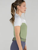 Dapplebay Lady 1/4 Zip SS Show Top-Sage