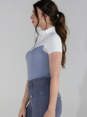 Dapplebay Lady 1/4 Zip SS Show Top-Moonrise