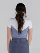 Dapplebay Lady 1/4 Zip SS Show Top-Moonrise