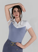 Dapplebay Lady 1/4 Zip SS Show Top-Moonrise