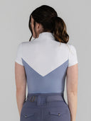 Dapplebay Lady 1/4 Zip SS Show Top-Moonrise