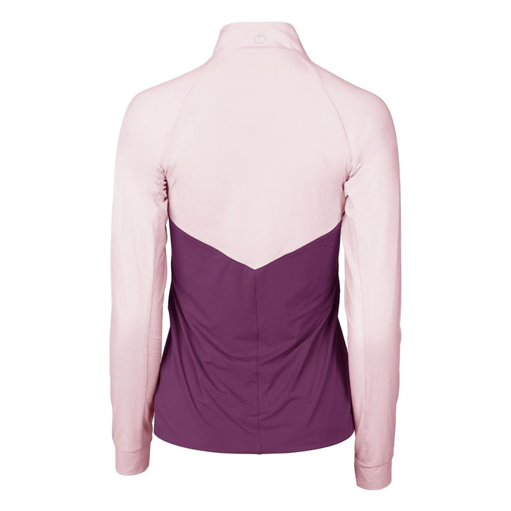 Dapplebay Lady 1/4 Zip Riding Top-Light Pink/Plum
