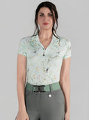 Dapplebay Dragonfly Meadow 1/4 Zip Riding Top - Short Sleeve