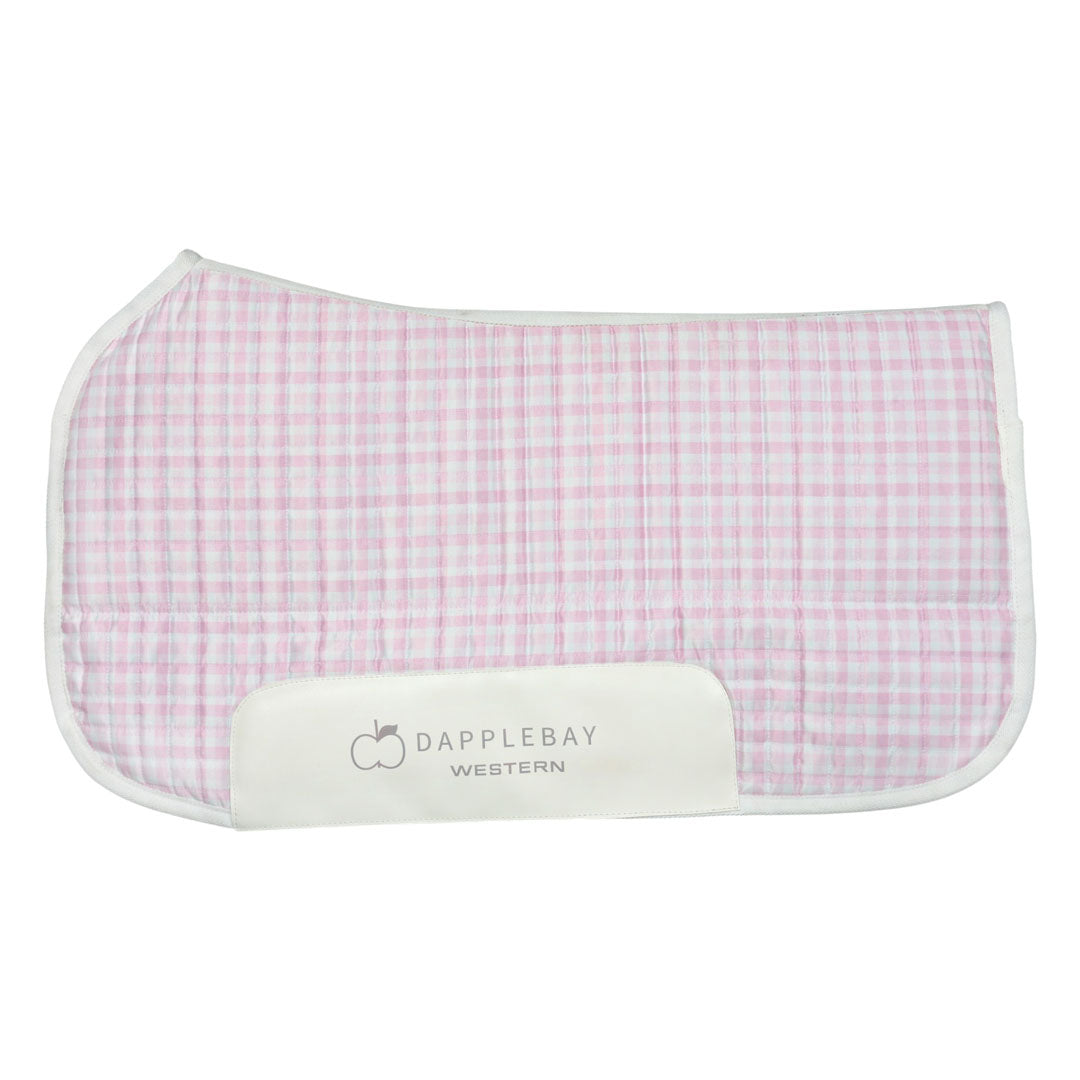 Dapplebay Gingham Western Saddle Pad - JPC Equestrian.com