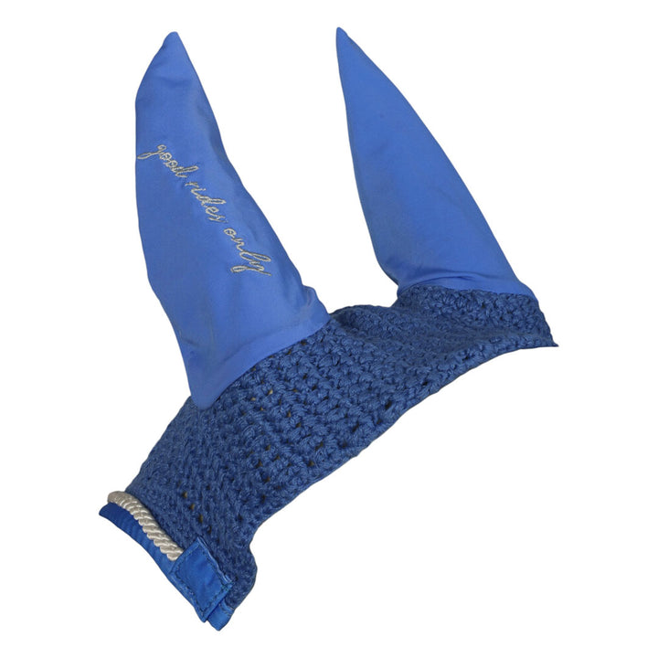 Dapplebay Equestrian Toile Pony Fly Veil-Blue/White