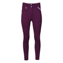 Dapplebay Equestrian Toile Compression Breeches-Plum