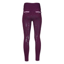 Dapplebay Equestrian Toile Essential Tights-Plum