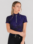 Dapplebay Constellation 1/4 Zip Light Riding Top-Short Sleeve