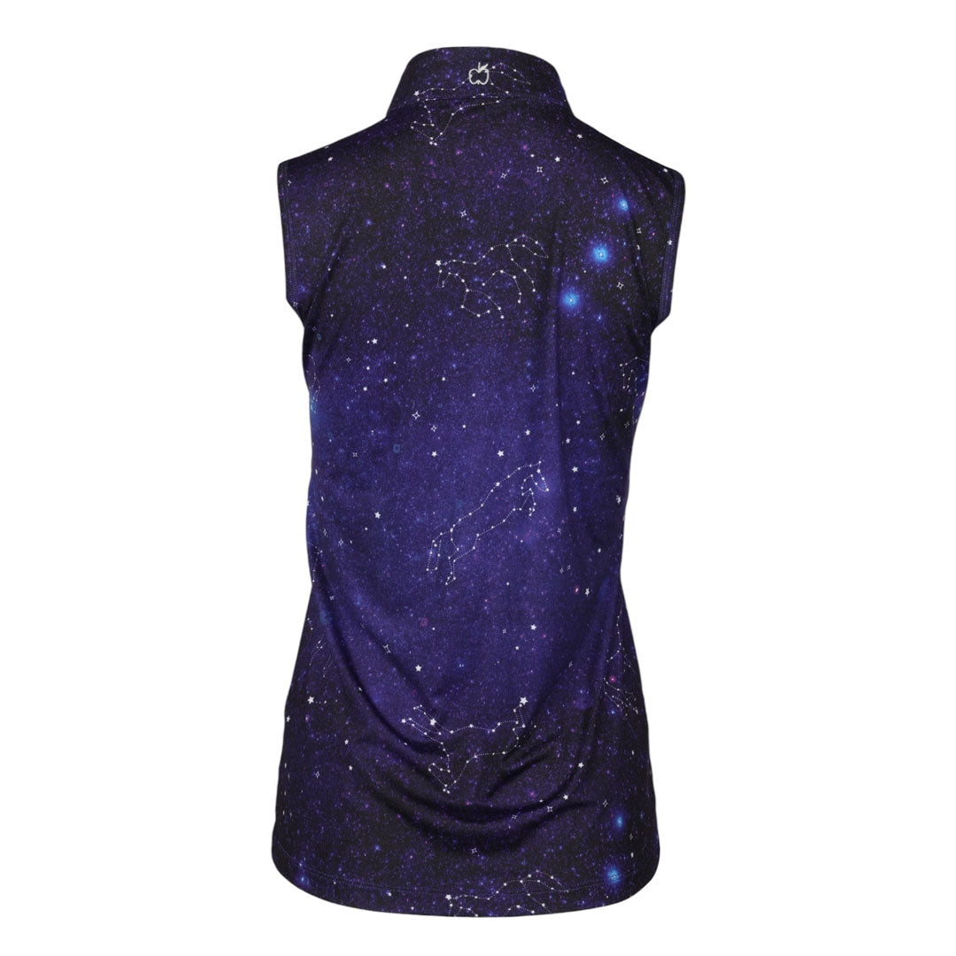 Dapplebay Constellation 1/4 Zip Light Riding Top-Sleeveless