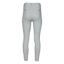 Dapplebay Gingham Compression Full Seat Breeches-Light Grey